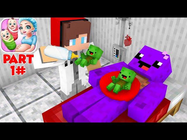 Maizen Sisters : Pregnant Mikey Doctor JJ Clinic (Maizen Minecraft Animation)