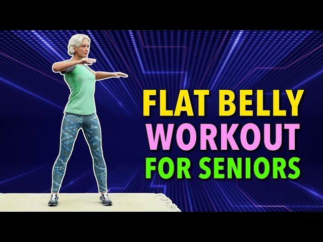 15 Min Flat Belly Workout For Seniors Over 60s