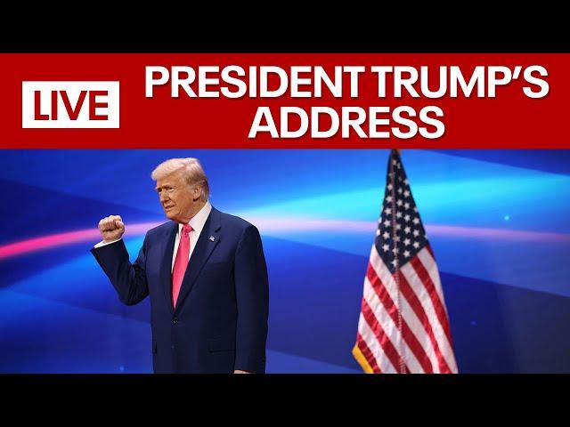 LIVE: President Donald Trump delivers speech to Congress