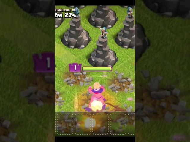 Naruto vs 100 wizards in coc #clashofclans #baddo baddi
