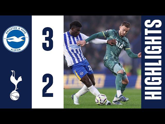 Brighton 3-2 Tottenham Hotspur // PREMIER LEAGUE HIGHLIGHTS