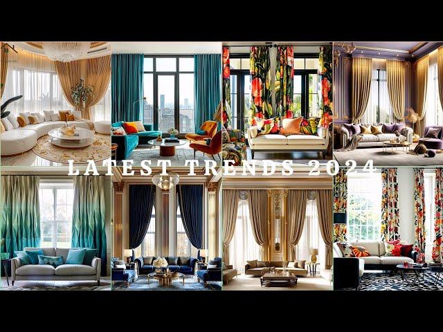 Latest 200 Living Room Curtains Design Ideas & Trends 2024 | Best Curtains Ideas for Living Room