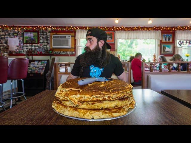 OVER 1,000 PEOPLE HAVE FAILED THIS PANCAKE CHALLENGE IN VERMONT | BeardMeatsFood