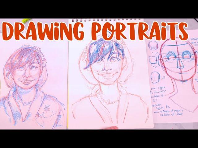 Let's Try Drawing Realistic Portraits-Face Drawing Tutorial