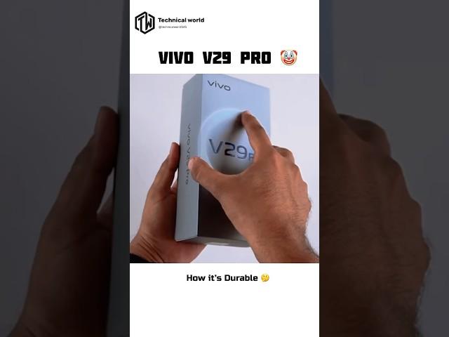 Vivo v29 pro  #Durability test #will it survive 
