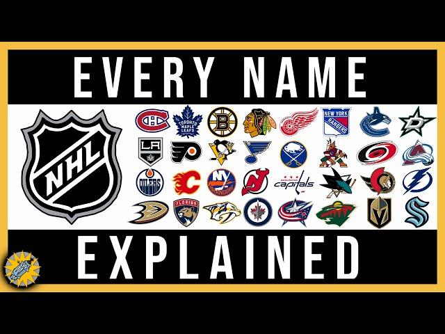 How It Was Named | NHL Teams