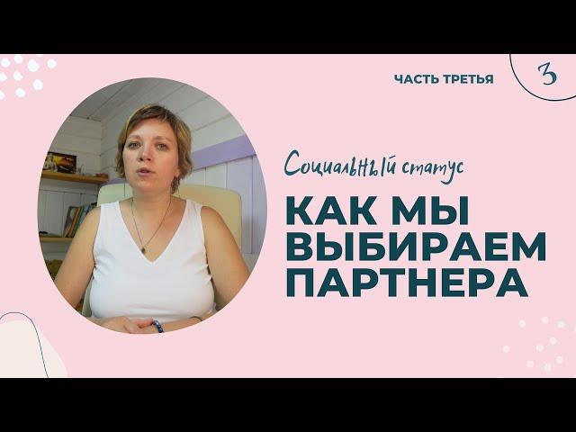 Психология отношений. Как мы выбираем партнеров. Часть 3. Социальный статус.