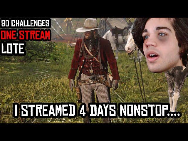 I Streamed 4 days nonstop until I got Legend Of The East in Red Dead Redemption 2