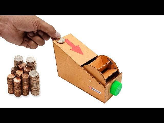 Very EasyI Made a Coin Bank Using Cardboard