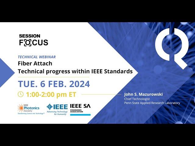 Fiber Attach: Technical progress within IEEE Standards