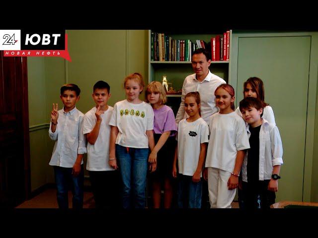 В Альметьевске воспитанники летнего лагеря диджитал-академии встретились с главой района