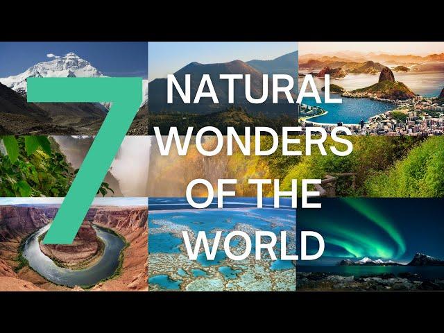 7 NATURAL WONDERS OF THE WORLD || BUCKET LIST DESTINATIONS