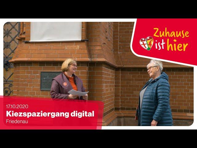 1. Kiezspaziergang digital: Friedenau (17.10.2020)