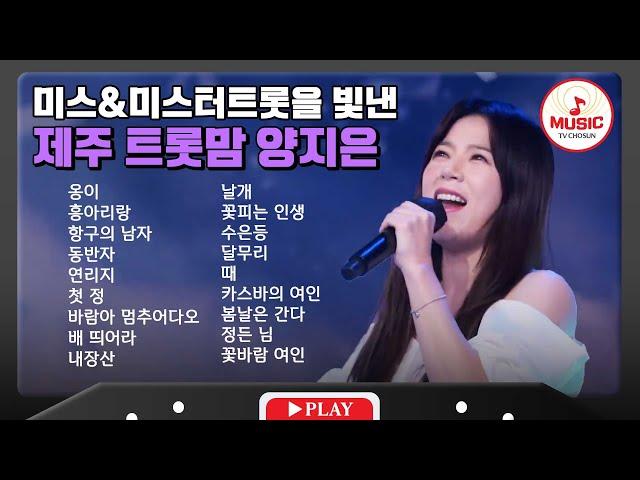 온화한 이미지로 무대에서 빛을 뽐내는 제주댁 양지은 무대 모음 | playlist #TVCHOSUNMUSIC (TV CHOSUN 231114 방송 외)