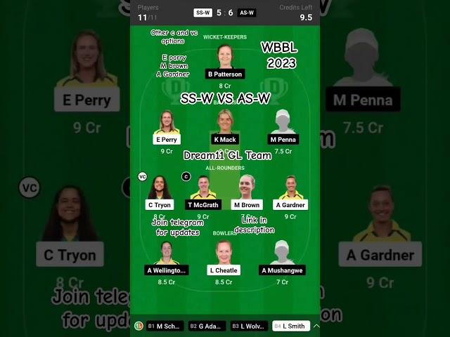 SSW vs ASW Dream11 Prediction | SSW vs ASW| ASW vs SSW Dream11 Team Today| #dream11prediction