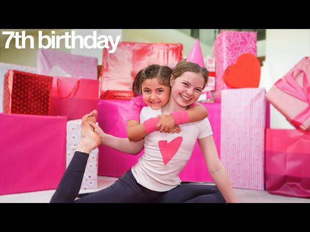 Mila's 7th Birthday Morning Opening Presents! ft. Jordan Matter