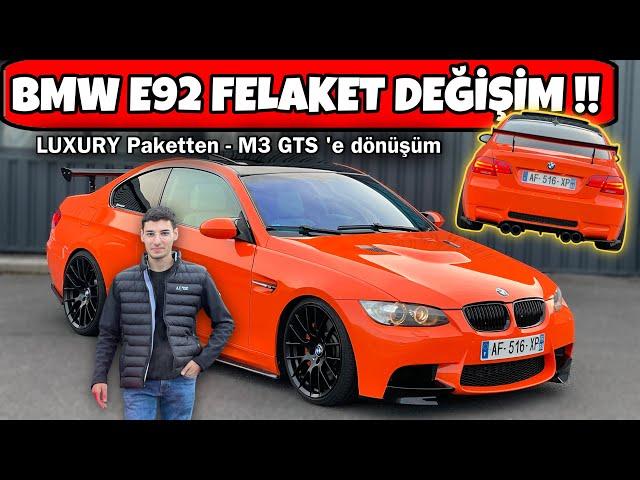 BMW e92 330d inanılmaz MODİFİYE | M3 GTS Yaptık - Kaderi değişti !!