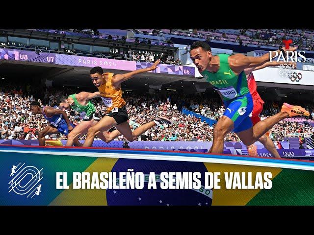 Rafael Pereira, de Brasil, a semifinales de 110 M Vallas masculino | Juegos Olímpicos París 2024