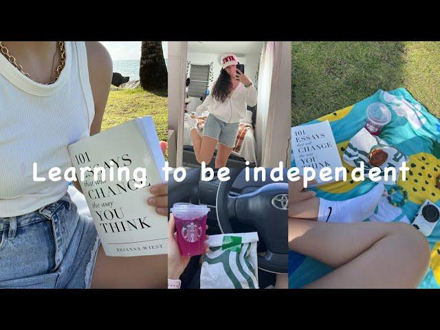 How to be independent VLOG:motivation to be independent, gym, grwm, Starbucks, reading