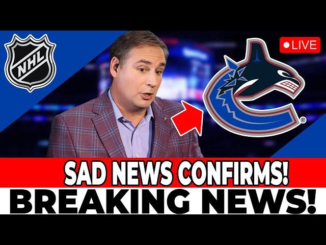 THE ENTIRE NHL JUST CONFIRMED! SAD NEWS ANNOUNCED! RYAN KESLER UPDATED! VANCOUVER CANUCKS NEWS TODAY