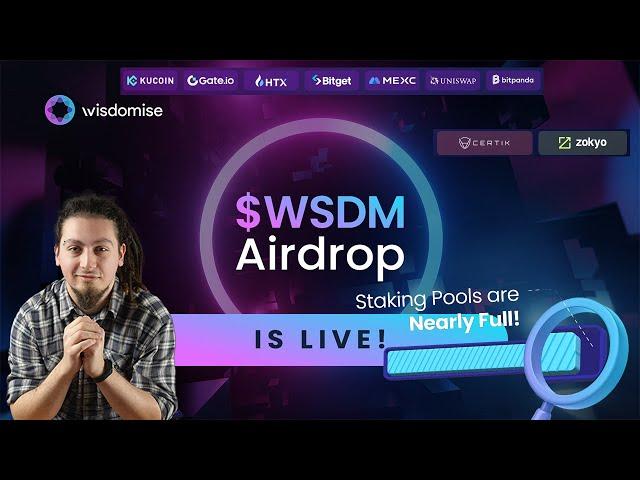 WISDOMISE | $WSDM AIRDROP IS LIVE! - Earn up to a 32% APY right now!