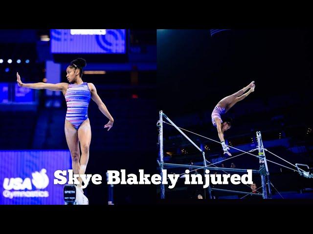 Olympic hopeful Skye Blakely injured at 2024 U.S. Olympic Gymnastics trials