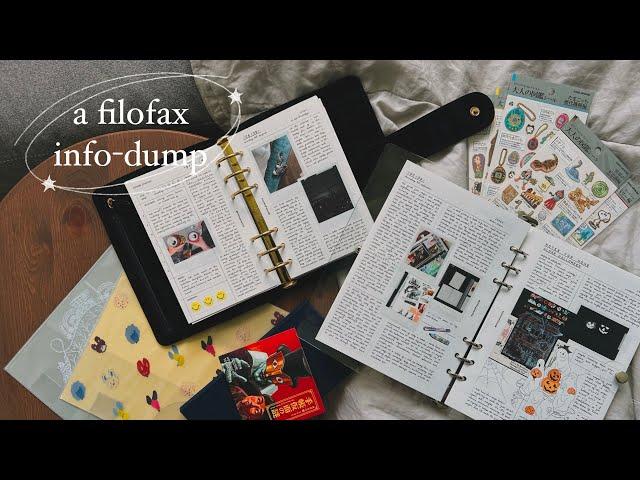 a filofax infodump | ep. 8  frankenstein-ing myself a new system (filofax, hobonichi, sticker haul)