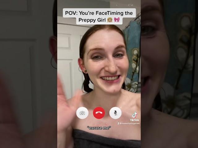 POV: You’re FaceTiming the Preppy Girl  