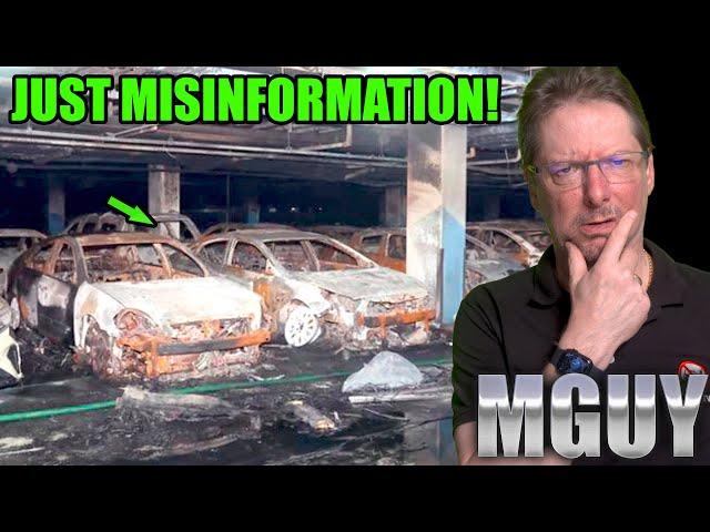 EV fire risk in car parks branded MISINFORMATION | MGUY Australia