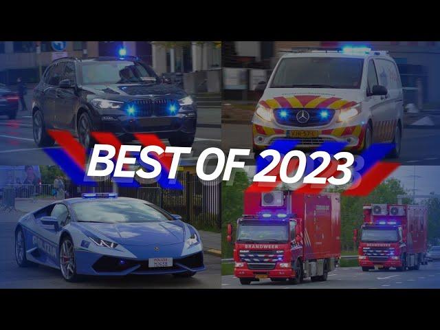 BEST VIDEOS OF 2023! - Many EMERGENCY SERVICES urgently in 2023! | 112 Zeeland 