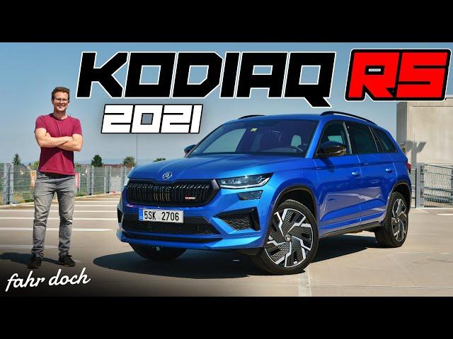 Besser ohne Diesel? SKODA KODIAQ RS 2.0 TSI FACELIFT 2021 | Review und Fahrbericht | Fahr doch