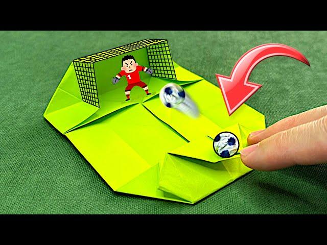 AMAZING Mini Football Toy | Fun and Easy Origami Paper Toy