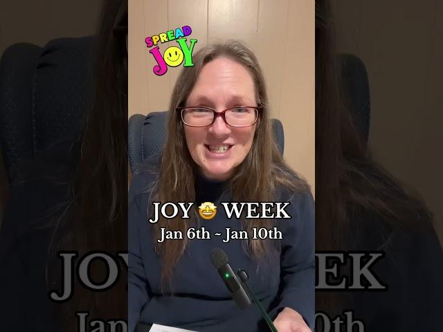  Welcome to Joy Week! Join us as we celebrate the essence of joy through scripture and declarations