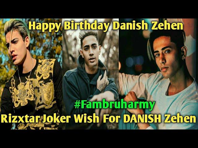 Rizxtar Joker Gives Happy Birthday Wish For Danish Zehen | Danish Zehen | All Rounder Danish