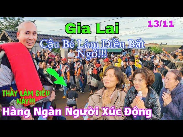 Cậu Bé Làm Điều Bất Ngờ Với Thầy Minh Tuệ Hàng Ngàn Phật Tử Xúc Động Thầy Làm Điều Này