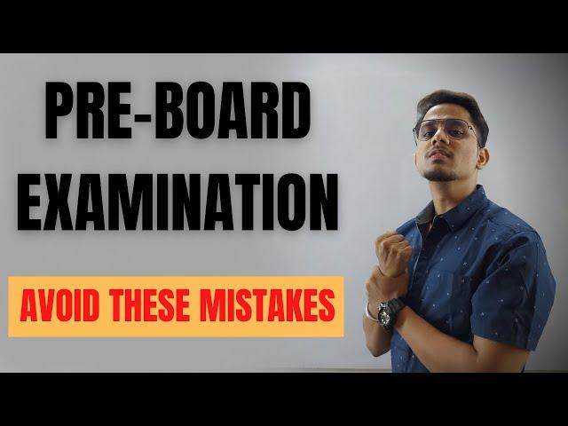 CLASS 10 PRE-BOARD EXAMINATION | AVOID THESE MISTAKES | MAHARASHTRA STATE BOARD |