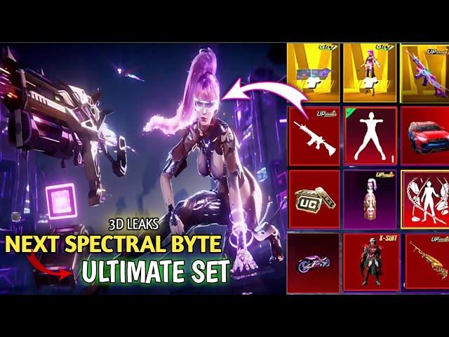 Next Spectral byte Ultimate Set Is 3D Leaks Is Here | Upgraded PP-19 Bizon Skin | PUBGM