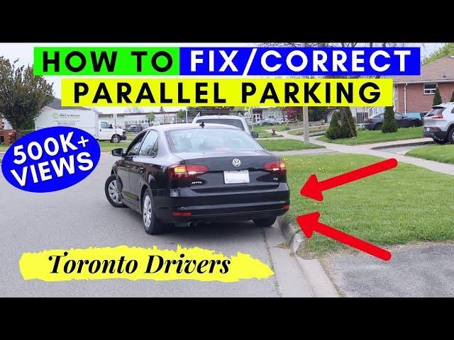 How to CORRECT PARALLEL PARKING || TP RATED Vide || STEP BY STEP METHOD || HOW TO PARALLEL PARK