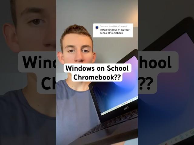 Windows on School Chromebook?? #chromebook  #techfacts #techtok
