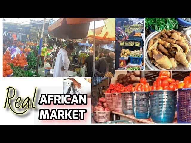 Shopping in my AFRICAN MARKET | Inside the biggest market in Abuja, Gwarinpa.