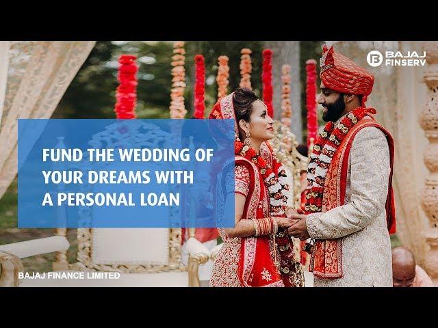 Fund the wedding of your dreams with a personal loan | Bajaj Finserv