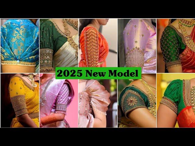 Latest Puff Sleeve Designs 2025 | Blouse Sleeve Designs Ideas | Baju Ki Design Simple Blouse Design