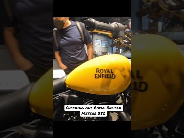 Royal Enfield Meteor 350 | The Bikers Joint | #shorts | Akula Matiau