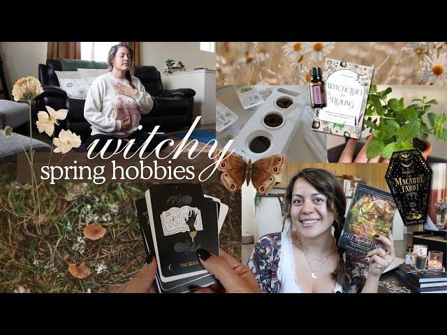 Witchy spring hobbies for slowing down & finding magic in the mundane 
