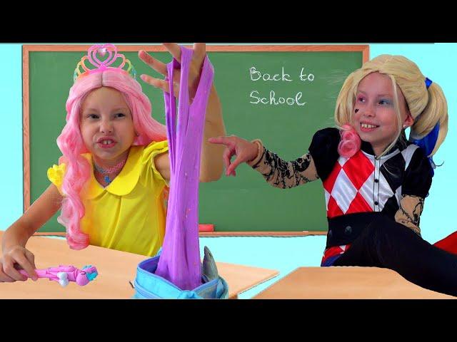 Alice and her First Day of School with friends