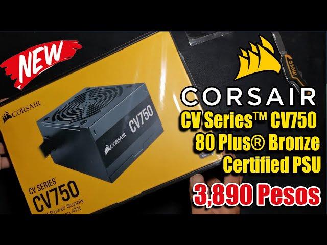 Corsair CV Series™ CV750 — 750 Watt 80 Plus® Bronze Certified PSU l Unboxing.