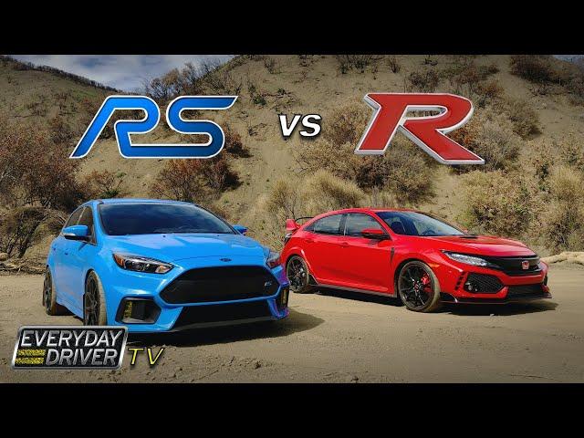 Civic Type-R vs Focus RS - King of the Hot Hatch | Everyday Driver TV Season 3