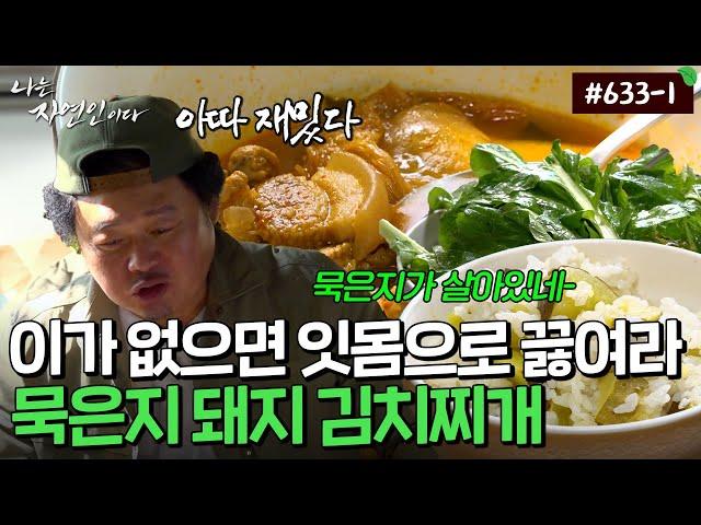 이것만큼 맛있는 찌개가 없지..! 묵은지가 다한 돼지고기 김치찌개｜자연인 다시보기 633-1