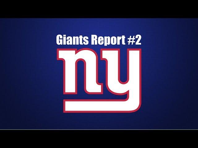 Giants Report #2 (Draft News, B-Marsh cut, Rosen vs Barkley)