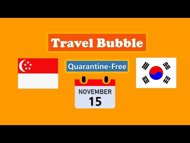 Travel Bubble - Singapore & Korea